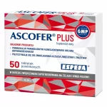 ASCOFER Plus z kwasem foliowym 50 tabletek