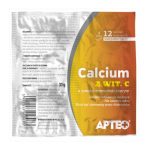 CALCIUM APTEO C z Wit.C smak pomarańczowy 20 tabletek musujących