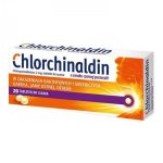 CHLOROCHINALDIN smak porzeczkowy 20 tabletek do ssania