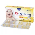 D-VITUM Wit.D 400 j.m. dla niemowląt 30 kapsułek twist-off